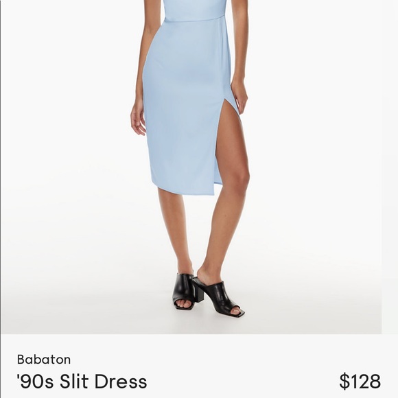 Babaton 90s slit dress - Picture 2 of 7